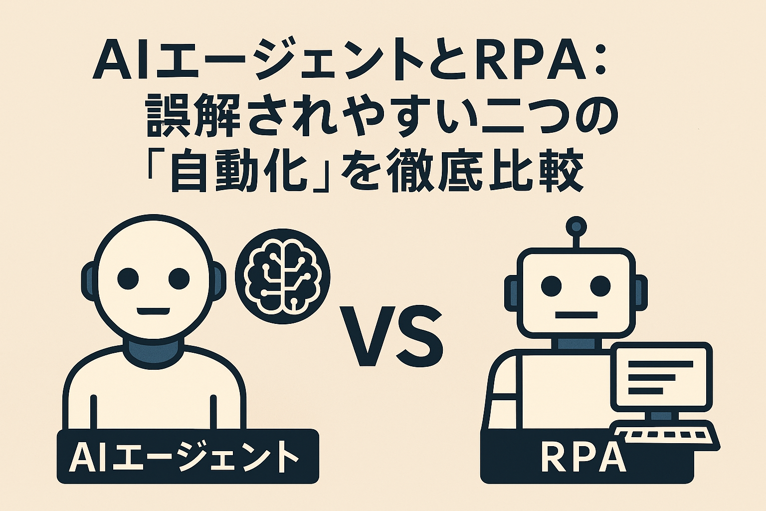 @rpa様 AIエージェントとRPA：誤解されやすい二つの「自動化」を徹底比較